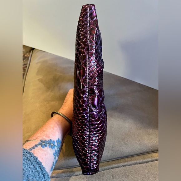 COPY - Unlisted by Kenneth Cole Clutch in Purple reptile print. - Picture 4 of 5